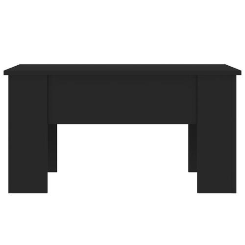 Sofabord 79x49x41 cm konstrueret træ sort