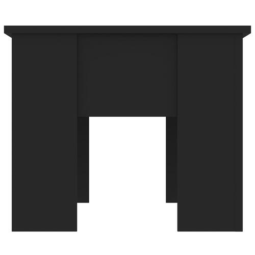 Sofabord 79x49x41 cm konstrueret træ sort