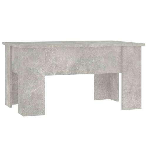Sofabord 79x49x41 cm konstrueret træ betongrå