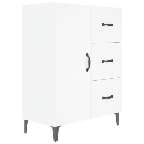 Skænk 69,5x34x90 cm konstrueret træ hvid