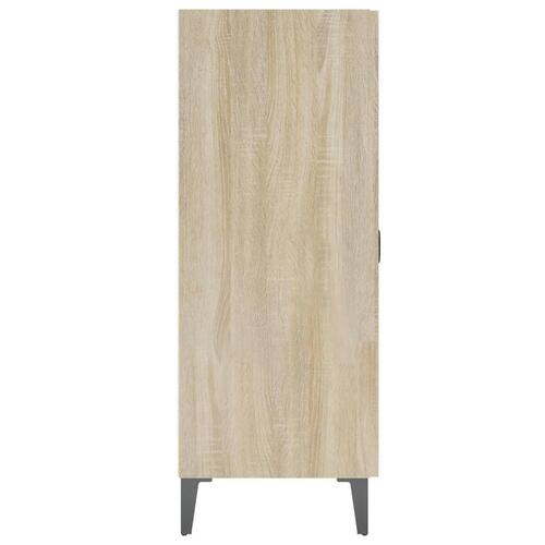 Skænk 69,5x34x90 cm konstrueret træ sonoma-eg