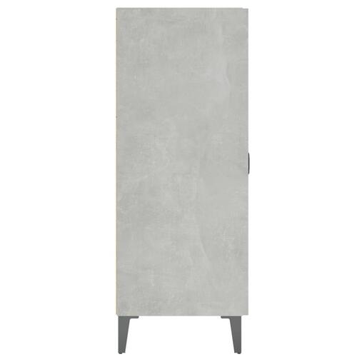 Skænk 69,5x34x90 cm konstrueret træ betongrå