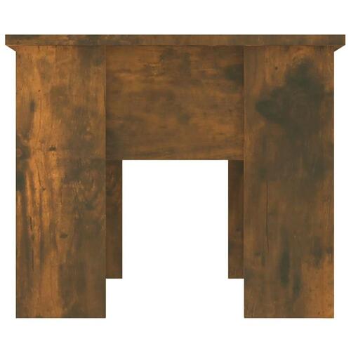 Sofabord 79x49x41 cm konstrueret træ røget egetræ