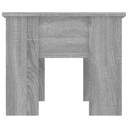 Sofabord 79x49x41 cm konstrueret træ grå sonoma-eg