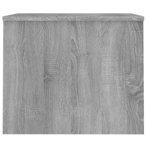Sofabord 80x50,5x41,5 cm konstrueret træ grå sonoma-eg