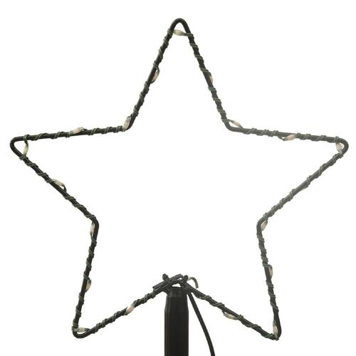 Juletræ med spyd 200 LED'er 180 cm blå