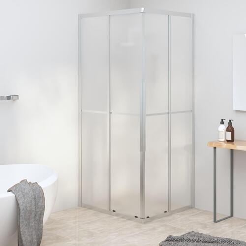 Brusekabine 80x70x180 cm matteret sikkerhedsglas