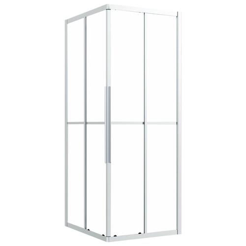 Brusekabine 80x70x180 cm matteret sikkerhedsglas