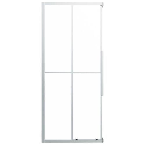 Brusekabine 80x70x180 cm matteret sikkerhedsglas