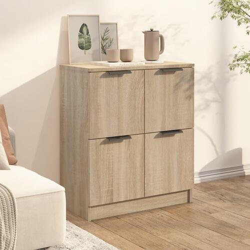 Skænk 60x30x70 cm konstrueret træ sonoma-eg