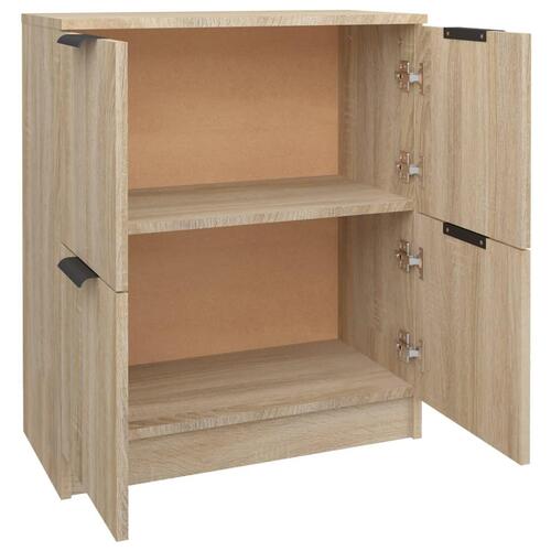 Skænk 60x30x70 cm konstrueret træ sonoma-eg