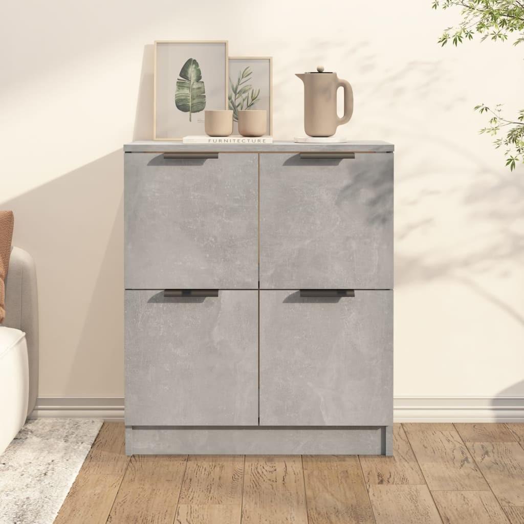 Skænk 60x30x70 cm konstrueret træ betongrå