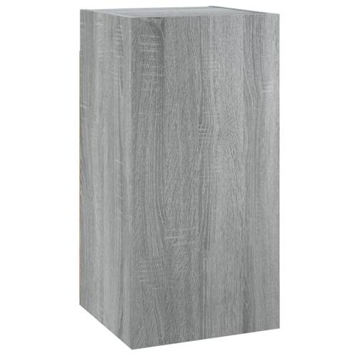 Tv-skab 30,5x30x60 cm konstrueret træ grå sonoma-eg