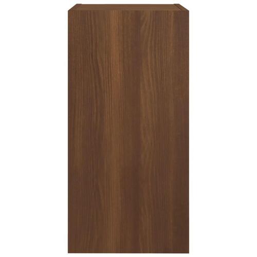 Tv-skabe 2 stk. 30,5x30x60 cm konstrueret træ brun egetræsfarve