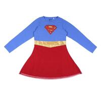 Kjole Superman Blå Rød 10 år