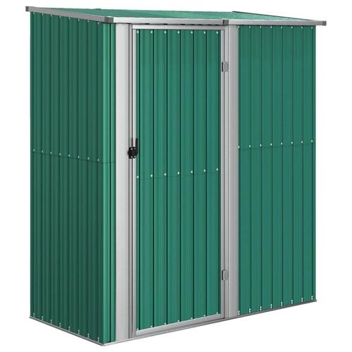 Haveskur 180,5x97x209,5 galvaniseret stål grøn