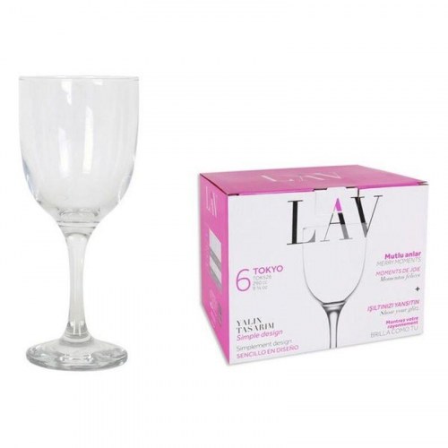 Sæt med glas LAV Tokyo (6 uds) (290 ml)