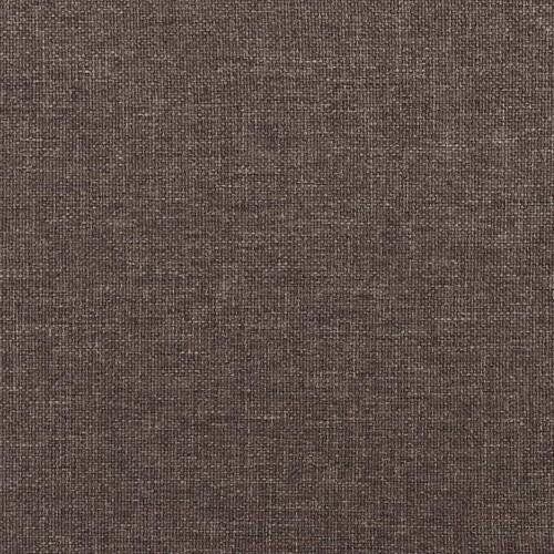 Vægpaneler 12 stk. 30x15 cm 0,54 m² stof gråbrun