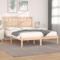 Sengeramme 200x200 cm massivt fyrretræ