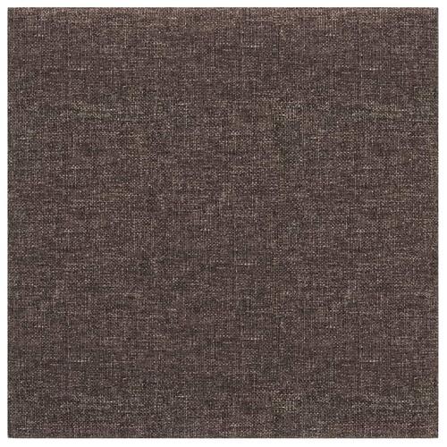 Vægpaneler 12 stk. 30x30 cm 1,08 m² stof gråbrun