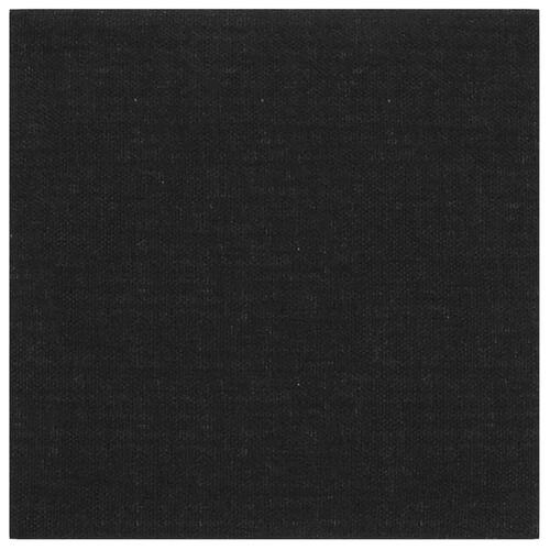 Vægpaneler 12 stk. 30x30 cm 1,08 m² stof sort