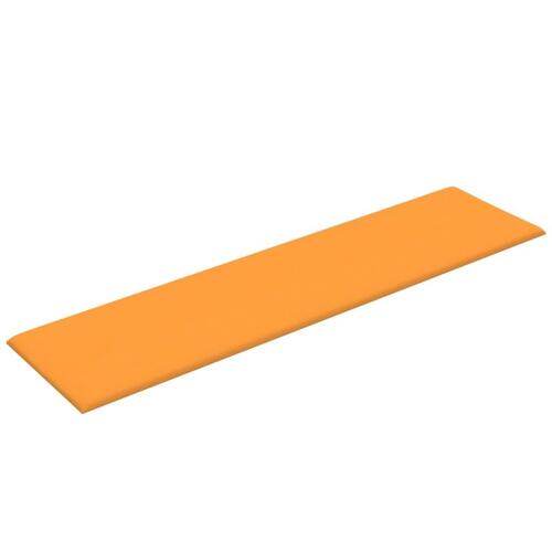 Vægpaneler 12 stk. 60x15 cm 1,08 m² stof lysegul