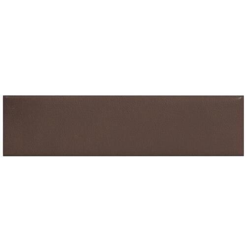 Vægpaneler 12 stk. 60x15 cm 1,08 m² kunstlæder brun