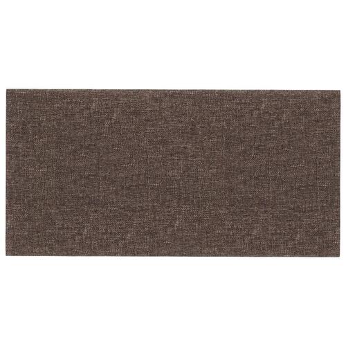 Vægpaneler 12 stk. 60x30 cm 2,16 m² stof gråbrun