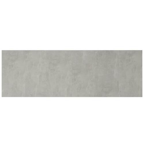 Sengegærde 240x1,5x80 cm konstrueret træ betongrå