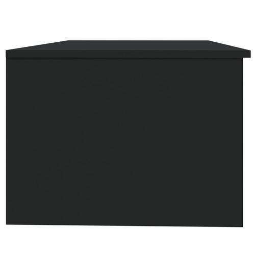 Sofabord 102x50x36 cm konstrueret træ sort