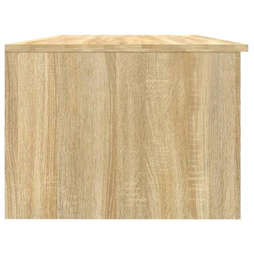 Sofabord 102x50x36 cm konstrueret træ sonoma-eg