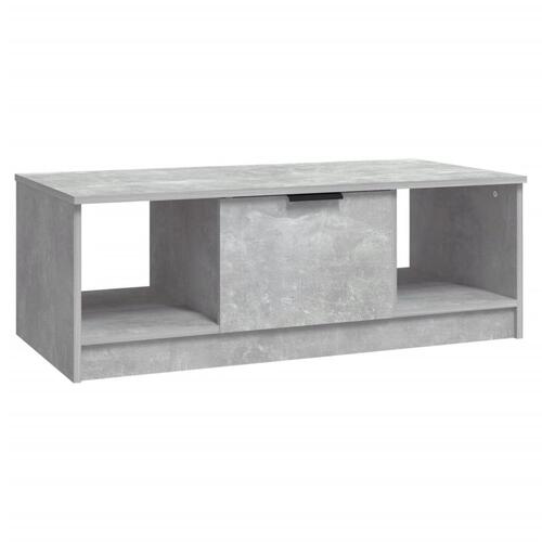 Sofabord 102x50x36 cm konstrueret træ betongrå