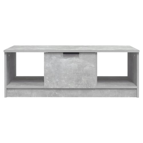 Sofabord 102x50x36 cm konstrueret træ betongrå