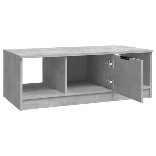 Sofabord 102x50x36 cm konstrueret træ betongrå