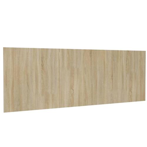 Sengegærde 240x1,5x80 cm konstrueret træ sonoma-eg