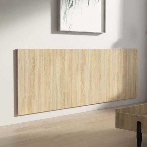 Sengegærde 240x1,5x80 cm konstrueret træ sonoma-eg