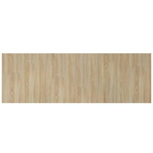 Sengegærde 240x1,5x80 cm konstrueret træ sonoma-eg