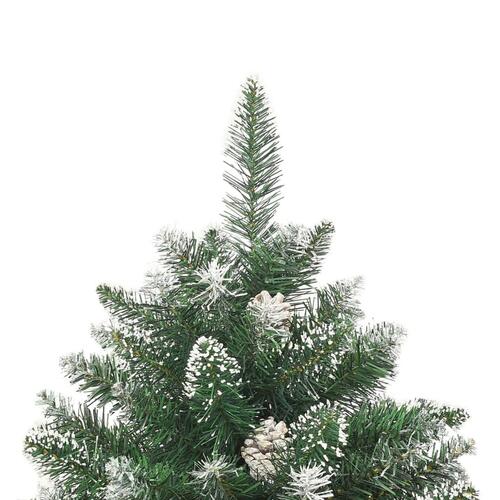 Kunstigt juletræ med juletræsfod 150 cm PVC