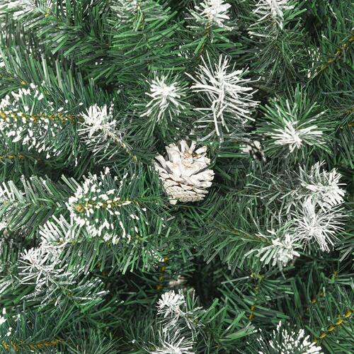 Kunstigt juletræ med juletræsfod 150 cm PVC