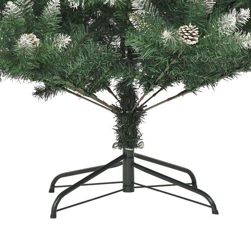 Kunstigt juletræ med juletræsfod 150 cm PVC