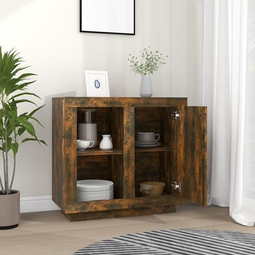 Skænk 80x40x75 cm røget egetræsfinish