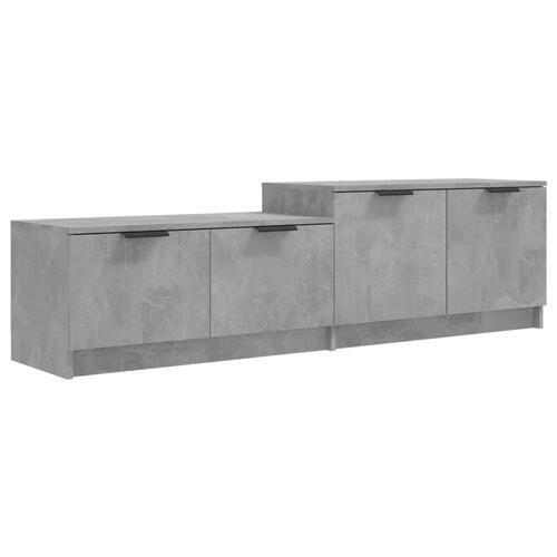 Tv-bord 158,5x36x45 cm konstrueret træ betongrå