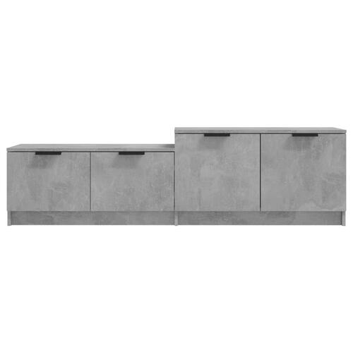 Tv-bord 158,5x36x45 cm konstrueret træ betongrå