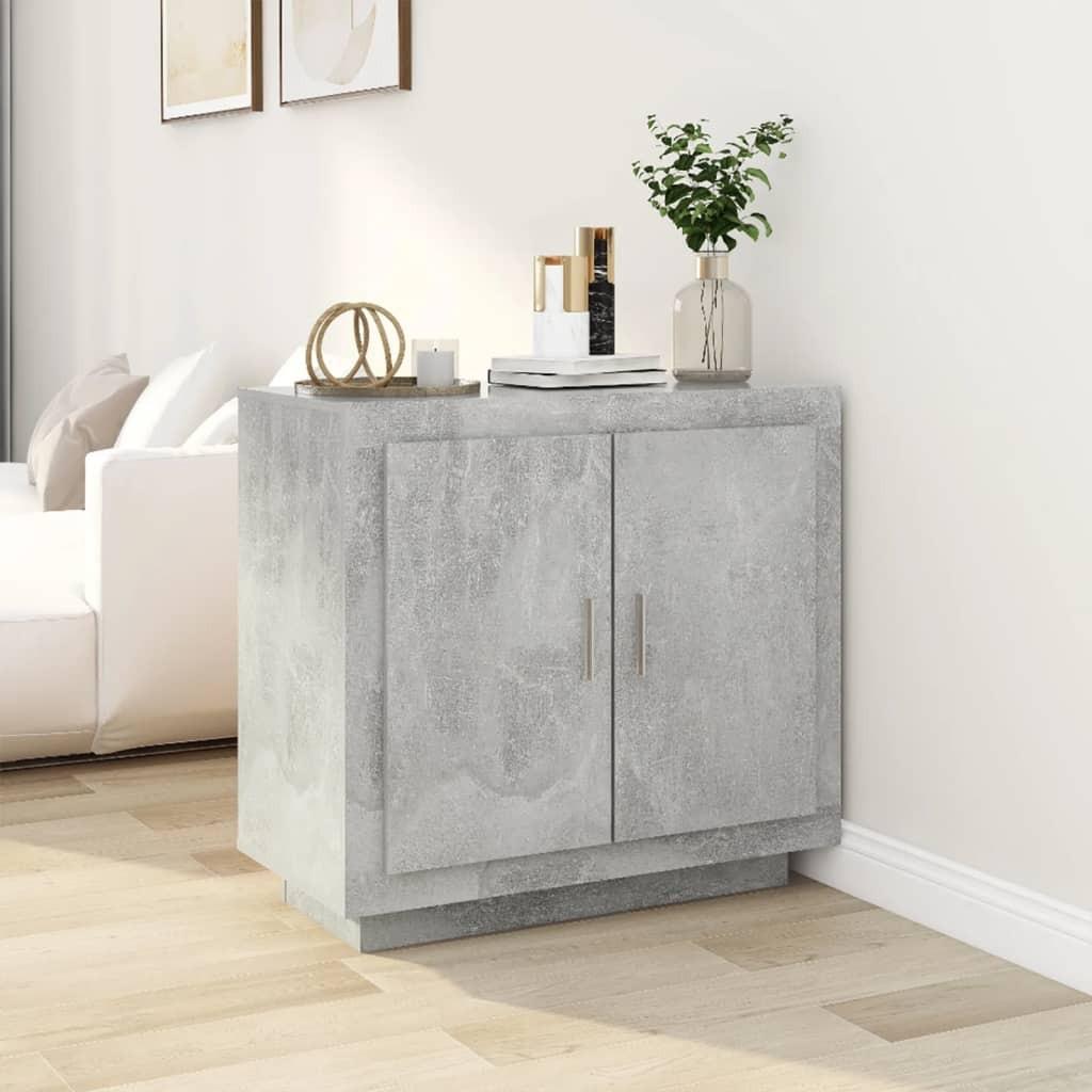 Skænk 80x40x75 cm konstrueret træ betongrå