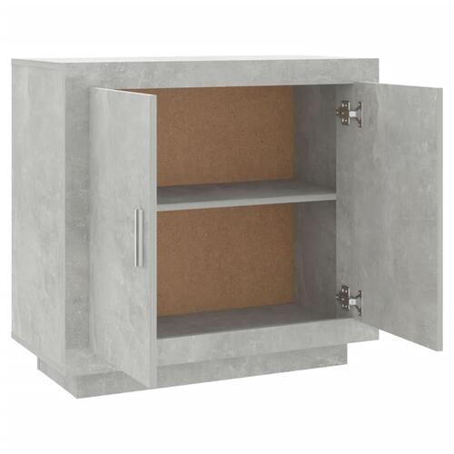 Skænk 80x40x75 cm konstrueret træ betongrå