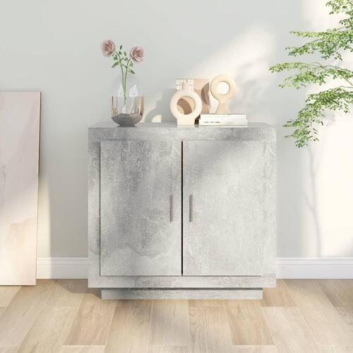 Skænk 80x40x75 cm konstrueret træ betongrå