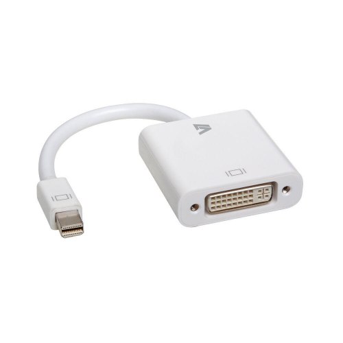 V7 Mini DisplayPort til DVI-adapter - Hvid