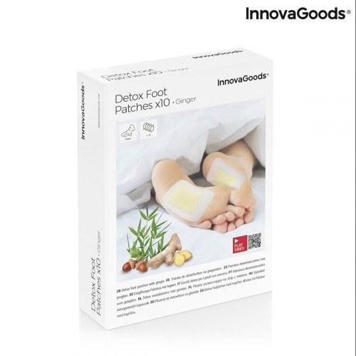 Detox Fod Plastre Bamboo InnovaGoods 10 enheder