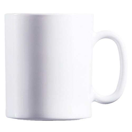 Luminarc Evolutions krus, hvidt glas, 320 ml - 6 stk.