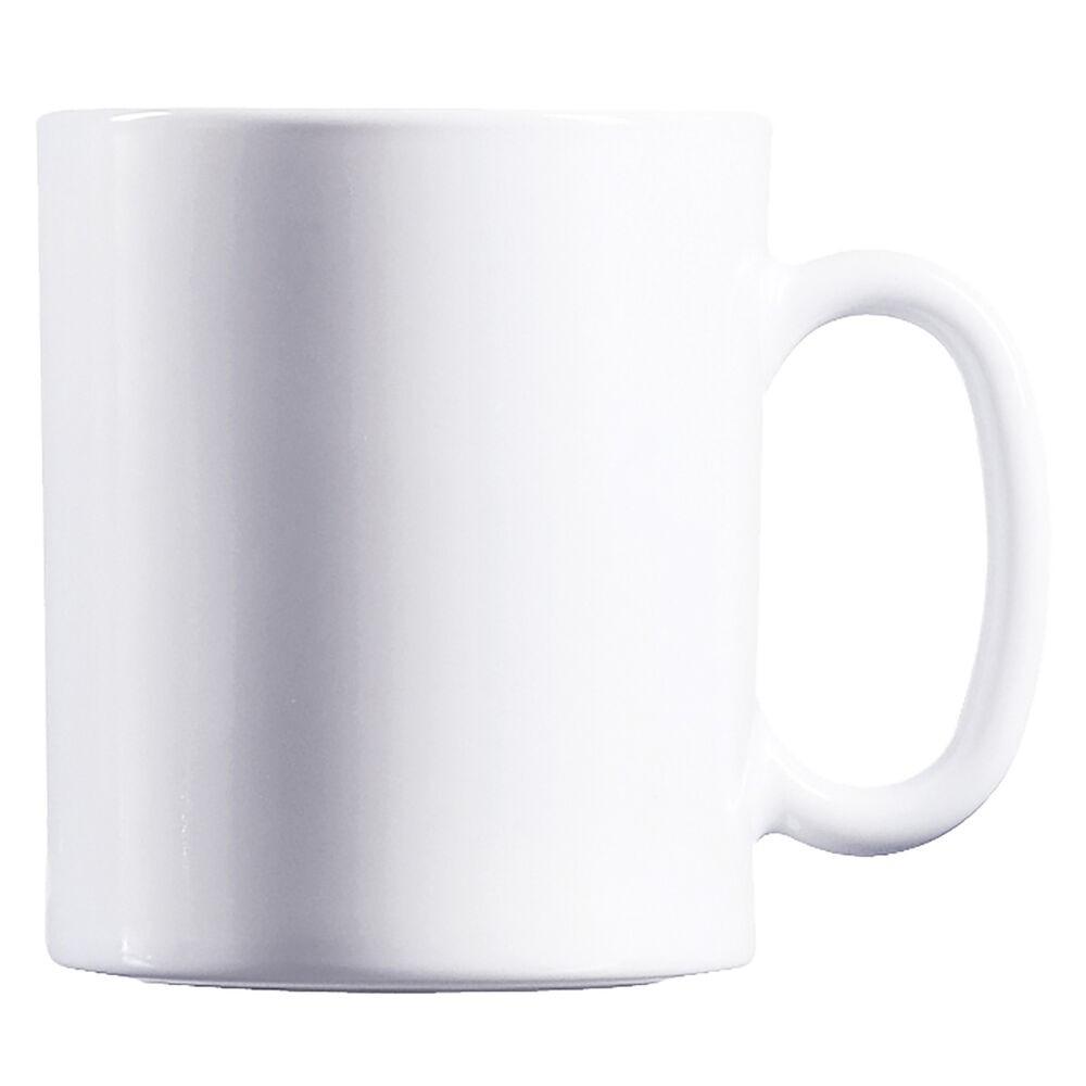 Luminarc Evolutions krus, hvidt glas, 320 ml - 6 stk.